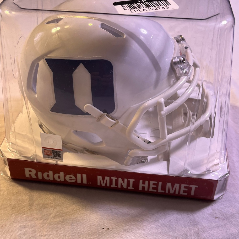 Riddell Mini Helmet Duke Blue Devils Speed White NEW NCAA Football Collectible